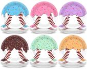Pratos para festa Yomjress 60 un. 18 cm Baseball Sorvete Pratos para festa Yomjress 60 un. 18 cm Baseball Sorvete