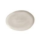 Pratos Sobremesa Oval Organico Latte Ø 22,5 Porto Brasil 6pç