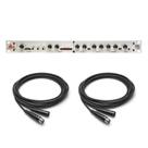Pré-amplificador dbx 286S Mic Pre Amp com 2 cabos XLR de 7,5 m Pré-amplificador dbx 286S Mic Pre Amp com 2 cabos XLR de 7,5 m