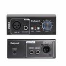 Pré-amplificador de microfone Rodyweil RO-03 com ganho de 19-75dB +48V Phantom