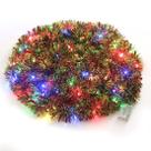Pré-iluminação de Natal Tinsel Garland CCINEE de 10 m com 100 luzes LED