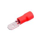 Pré-isolado Macho Vermelho 6,4mm (0,5 A 1,5mm²) - Germer Pré-isolado Macho Vermelho 6,4mm (0,5 A 1,5mm²) - Germer