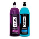 Pre lavagem citron 1,5l vonixx + v-floc 1,5l concentrado