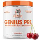Pré-treino Boosted Energy Genius, pré-treino, 20 doses sem cafeína