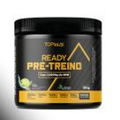 Pré treino ready com HMB e cafeína 195g topway suplemento em pó sabor limão