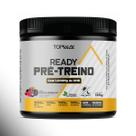 Pré treino ready com HMB sem cafeína 195g topway suplemento em pó frutas vermelhas
