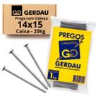 Prego 14x15 Com Cabeça 20kg Gerdau