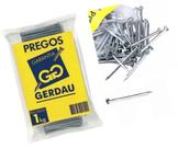 Prego 17x21 Com Cabeça Galvanizado Gerdau 1kg