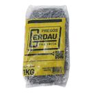 Pregos Com Cabeça 12x12 Pacote de 1kg - Gerdau
