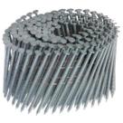 Pregos de bobina de arame galvanizado HD Grip Rite Prime Guard GRC8R99DHG de 15 graus, anel de 2-3/8 polegadas por 0,099 (3.000 por pacote), aço, plano, anel
