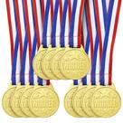 Prêmio de Medalha de Participação: Pacote Juvale Gold 12 para esportes