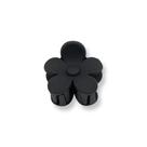 Prendedor de Cabelo de Plástico Flor Preto - Tuli