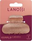 Prendedor de Cabelo Médio Glow Lanossi Beauty & Care Rosa com Brilho Acessório Fashion