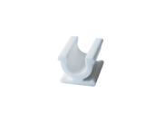 Prendedor de Canetas e Lápis Canetafix Meia-Lua 13mm Branco - 10 unidades