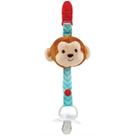 Prendedor de Chupeta Bebê Com Pelúcia Divertida Presilha de Plástico Animal Fun Buba