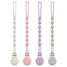 Prendedor de Chupeta de Silicone Cuddle Campus, Peça Única, Kit com 4