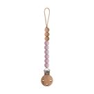 Prendedor de Chupeta Mushie Eva 100% Silicone Livre de BPA Mauve