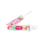 Prendedor de Chupetas Flamingo e Arabesco Comtac Kids 4113 Prendedor de Chupetas Flamingo e Arabesco Comtac Kids 4113
