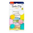 Prendedor De Papel Binder Clip 25mm Pompom Brw 4un Prendedor De Papel Binder Clip 25mm Pompom Brw 4un