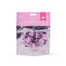 Prendedor de Papel Mola 19mm 12 Unidades Lyke Pastel Rosa