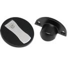 Prendedor De Porta Tampa Magnética Aço 304 Inoxidável Ima Preto