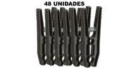 Prendedor De Roupa Plástico Pregador Grande - 48 Unidades Prendedor De Roupa Plástico Pregador Grande - 48 Unidades