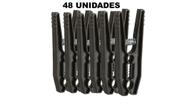 Prendedor De Roupa Plástico Pregador Grande - 48 Unidades - Lobelka Prendedor De Roupa Plástico Pregador Grande - 48 Unidades - Lobelka