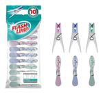 Prendedor flash limp leaf emborrachado 10 pc. lav3789