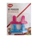 Prendedor Lacre de Embalagem Clink Kit com 4 Prendedores