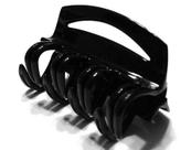 Prendedor Medio 7,0 x 4,0 cm Preto De Acetato REF. 380067NR Musa Kalliopi