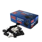Prendedor Preto de Papel 32 mm Com 12 Unidades - kAZ