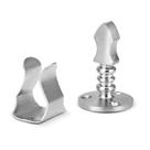 Prendedor Zamac 554 Cromado Acetinado Prendedor Zamac 554 Cromado Acetinado