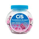 Prendedores de Papel Coração Rosa 19mm 24 unidades - Cis
