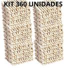 Prendedores de Roupas de Madeira Reforçados Kit com 360 Antideslizantes para Varal Quantidade:360 UNIDADES