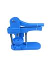 prensa boton com base 58 mm com 100 botons + cortador azul