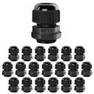 Prensa-cabos LeMotech NPT 1/4" à prova dágua 4-8 mm, pacote com 20 Prensa-cabos LeMotech NPT 1/4" à prova dágua 4-8 mm, pacote com 20