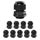 Prensa-cabos LeMotech NPT 1/4" à prova dágua 48 mm, pacote com 10 Prensa-cabos LeMotech NPT 1/4" à prova dágua 48 mm, pacote com 10