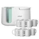 Prensa de canecas Cricut Mug Press + 12 canecas em branco (355 ml cada)