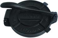 Prensa de tortilha IMUSA USA 25 cm de ferro fundido preto pré-temperado