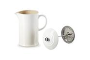 Prensa Francesa Le Creuset em Stoneware 1 L Cor Meringue