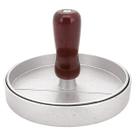 Prensa modelador hamburguer 11,8x7,5cm inox Prensa modelador hamburguer 11,8x7,5cm inox