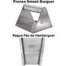 Prensa Smash Burger Régua Pão Artesanal G8