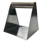 PRENSA SMASH BURGUER E BIFE EM INOX PROFISSIONAL 11x11x12CM