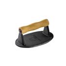Prensador para Bifes em Ferro Fundido 13x21 Cm