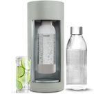 Preparador de água com gás Mysoda Glassy Silent 1L com garrafas de vidro e plástico