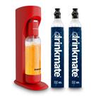 Preparador de Bebidas com Gás DrinkMate OmniFizz, Garrafa de 1 L, 2 Cilindros de CO2, Kit para 60 L Preparador de Bebidas com Gás DrinkMate OmniFizz, Garrafa de 1 L, 2 Cilindros de CO2, Kit para 60 L