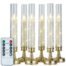 Prerish 6 Velas LED sem Chama com Controle Remoto e Timer