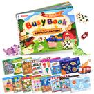 Preschool Busy Book JoyCat para crianças de 3 a 5 brinquedos de aprendizagem