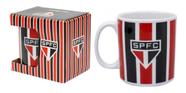 Presente Caneca De Porcelana São Paulo Fc Tricolor 320 Ml