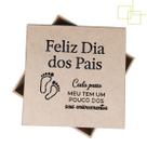 Presente Criativo para o Papai Caixa em MDF Desenhada Feliz Dia dos Pais Cada Passo 15x15x5 Presente Criativo para o Papai Caixa em MDF Desenhada Feliz Dia dos Pais Cada Passo 15x15x5